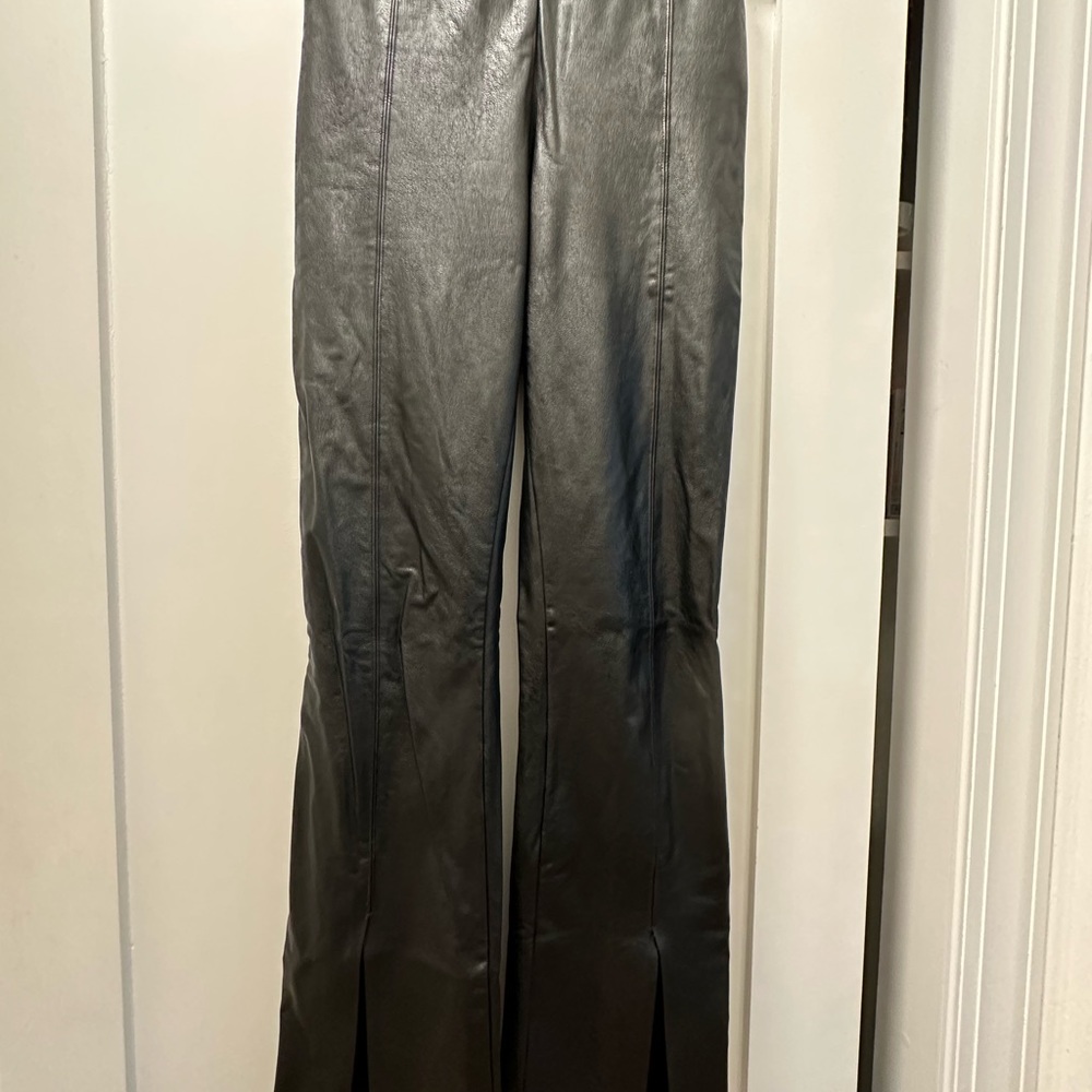Commando Split Hem Faux Leather Pull-On Pants - image 3